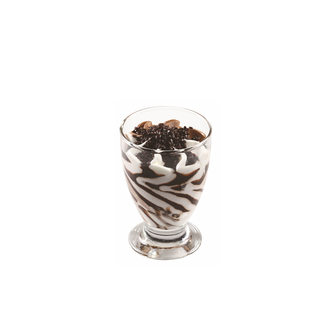 CHOCOLATE GLASS CUP