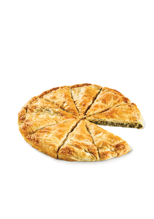 ROUND COUNTRY PIE WITH SPINACH & CHEESE