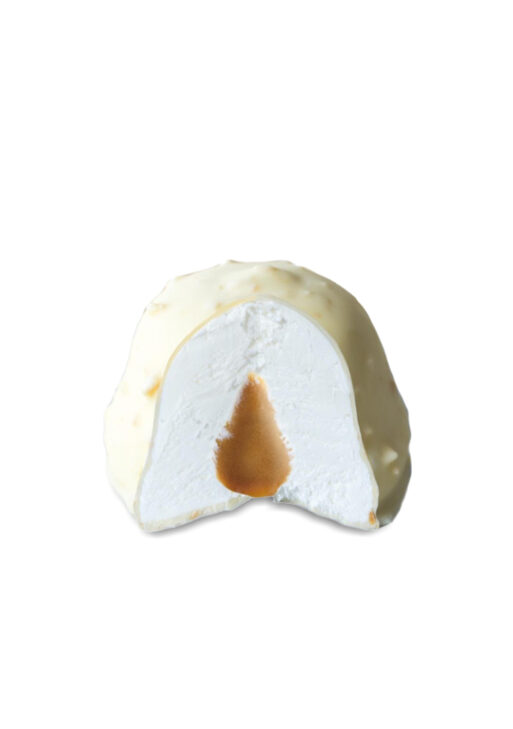 WHITE CHOCOLATE & DULCHE DE LECHE BOMBE