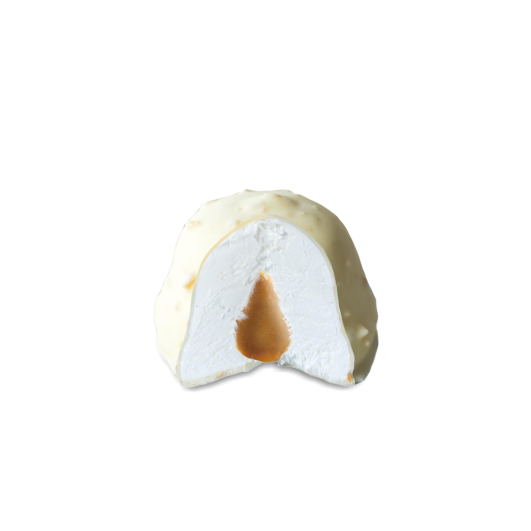 WHITE CHOCOLATE & DULCHE DE LECHE BOMBE